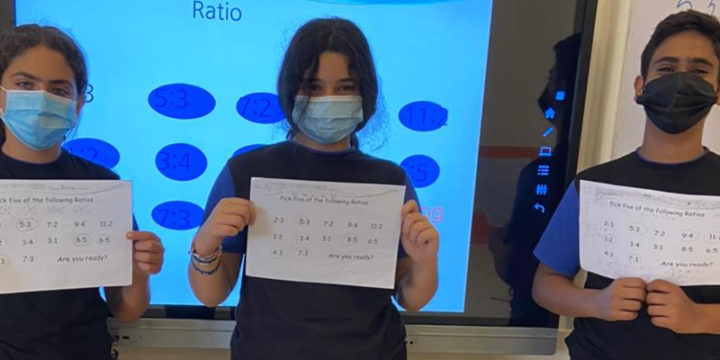 Bingo game on simplifying ratio G7 Maths