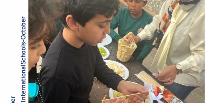 “Let’s Go Healthy” was today’s slogan during break time. Year 2 teachers and students organized the “ Nefertarian Healthy Market” to showcase the importance of healthy food and healthy lifestyle. Today’s return was placed in our “Save the community charity box.”