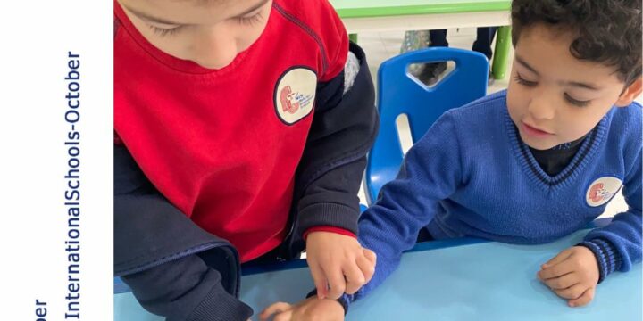 FS1 Students were able to create their own patterns using different materials.