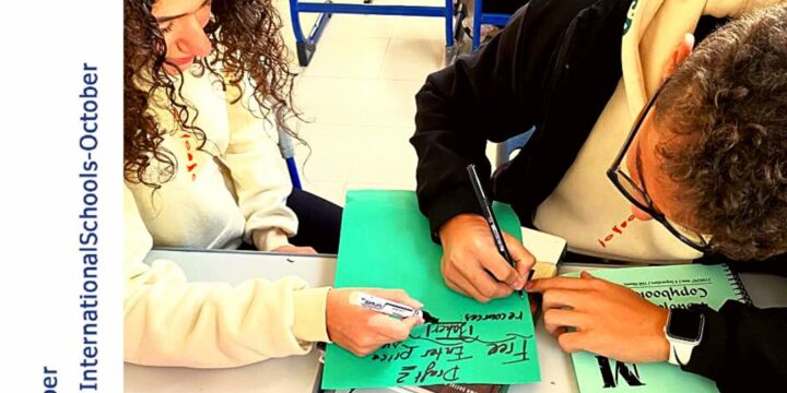 Grade 12 Literature Economics Students doing their second draft of the private enterprise system project on how to distribute their resources.