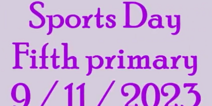 Sports Day ( 5th Primary )