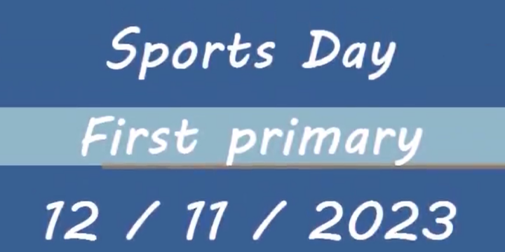 Sports Day ( 1st Primary )