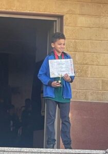 Omar Ahmed achieving 1st place in the Okinawa world tournament