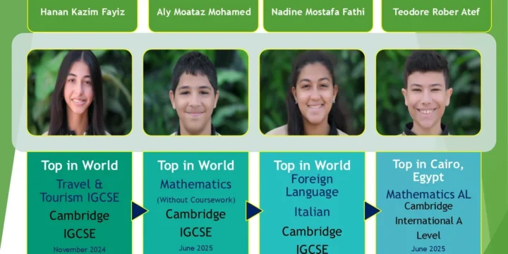 NBIS “Top in The World” and “Top in Cairo” Achievers