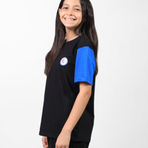 Short Sleeve PE T-shirt (Black*Royal Blue)